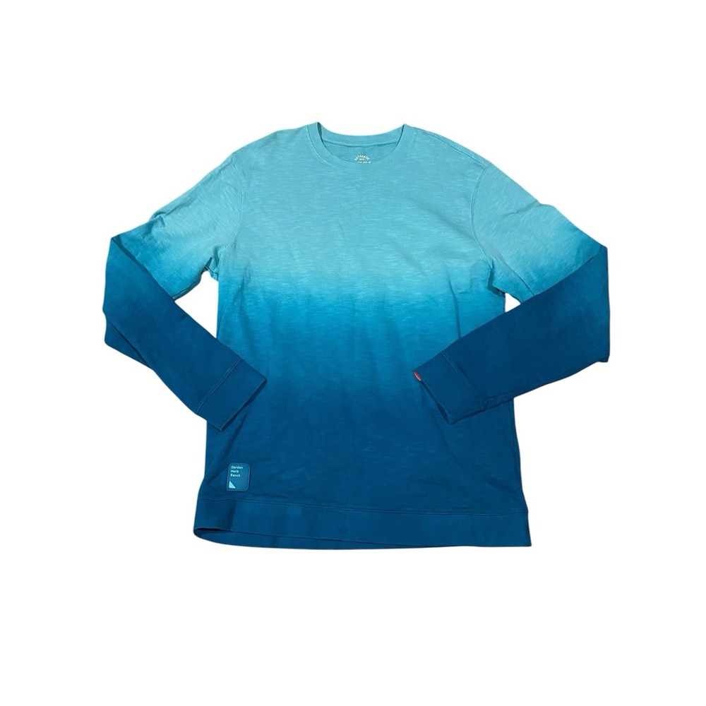 Limited Ed Chick-fil-A Garden Herb Ranch Ombre Blue Sweatshirt XL Chick Fil A